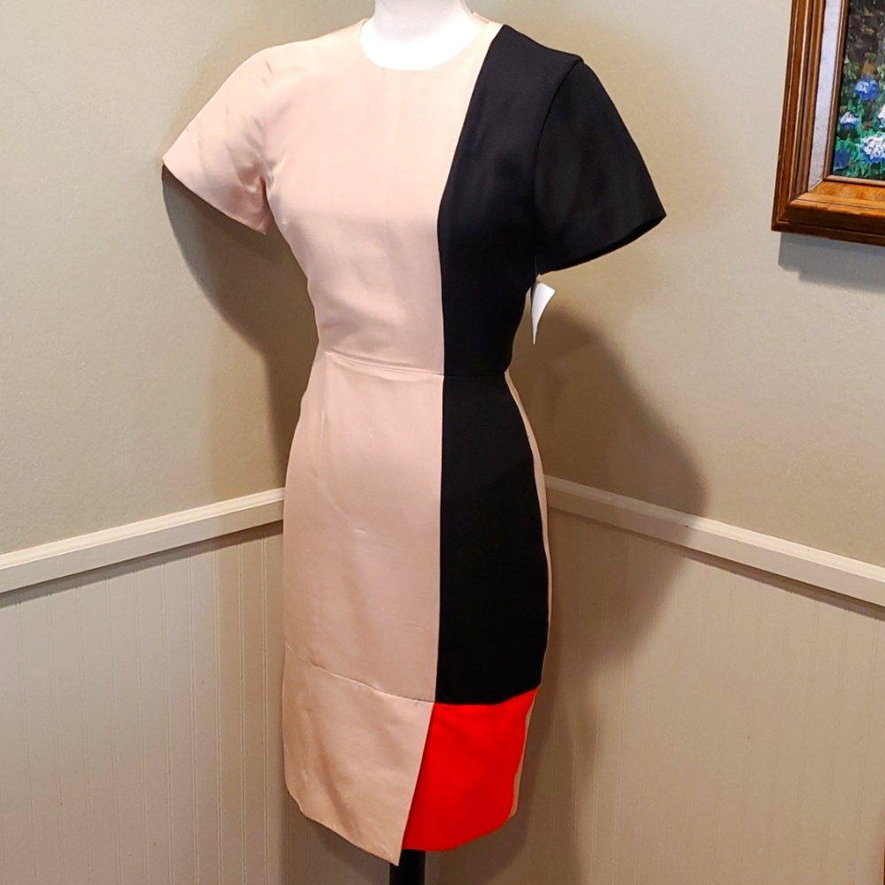 Roksanda Ilincic colorblock tailored dress